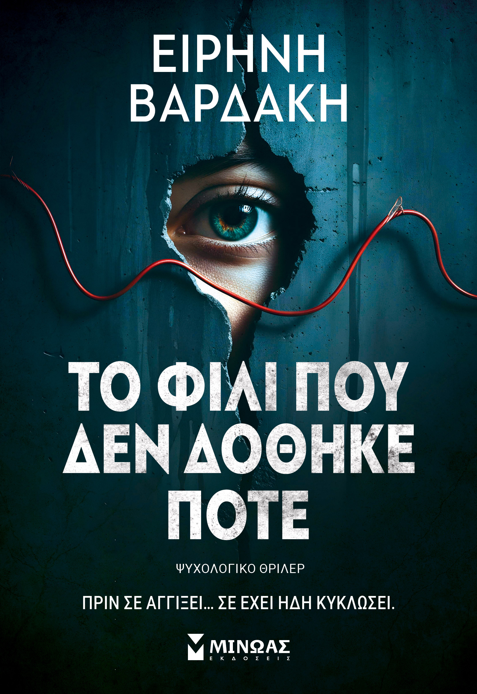 Εξώφυλλο «Το φιλί που δεν δόθηκε ποτέ» — Ειρήνη Βαρδάκη 2026